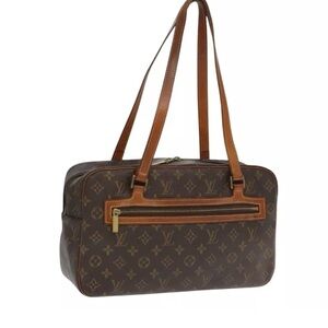 Louis Vuitton Brown Monogram Canvas Shoulder Bag